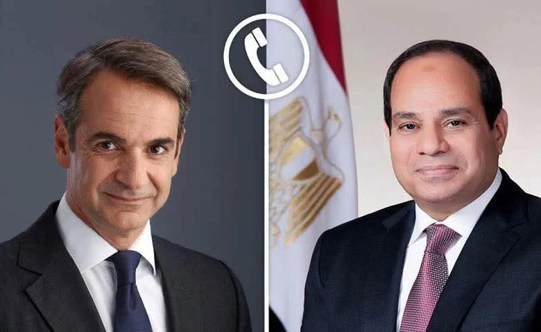 الرئيس السيسي يستعرض جهود التوصل لاتفاق وقف إطلاق النار ووصول المساعدات