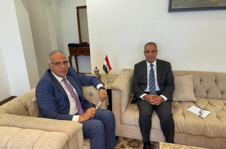 التقي د. بدر عبد العاطي، وزير الخارجية والهجرة وشئون المصريين بالخارج مع د. هاني سويلم، وزير الموارد المائية والري، لتنسيق الجهود بين الوزارتين