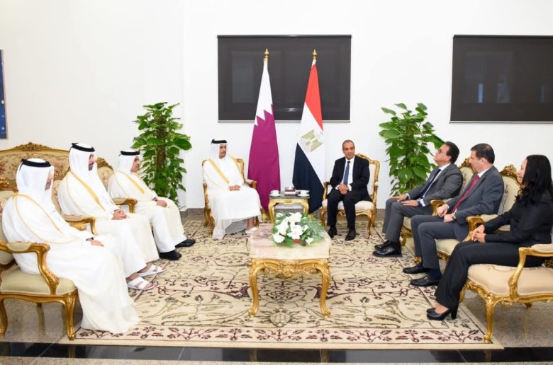 انعقاد أعمال الدورة السادسة للجنة العليا المصرية القطرية المشتركة بمدينة العلمين