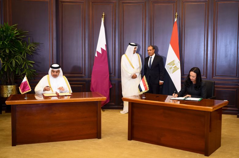 مصر وقطر توقعان مذكرة تفاهم للتعاون بمجال التأمينات الاجتماعية والمعاشات