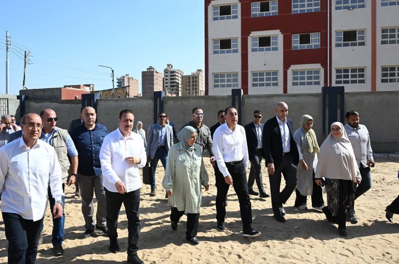 رئيس الوزراء يتفقد أعمال إنشاء المدرسة المصرية اليابانية الجديدة بشبين الكوم