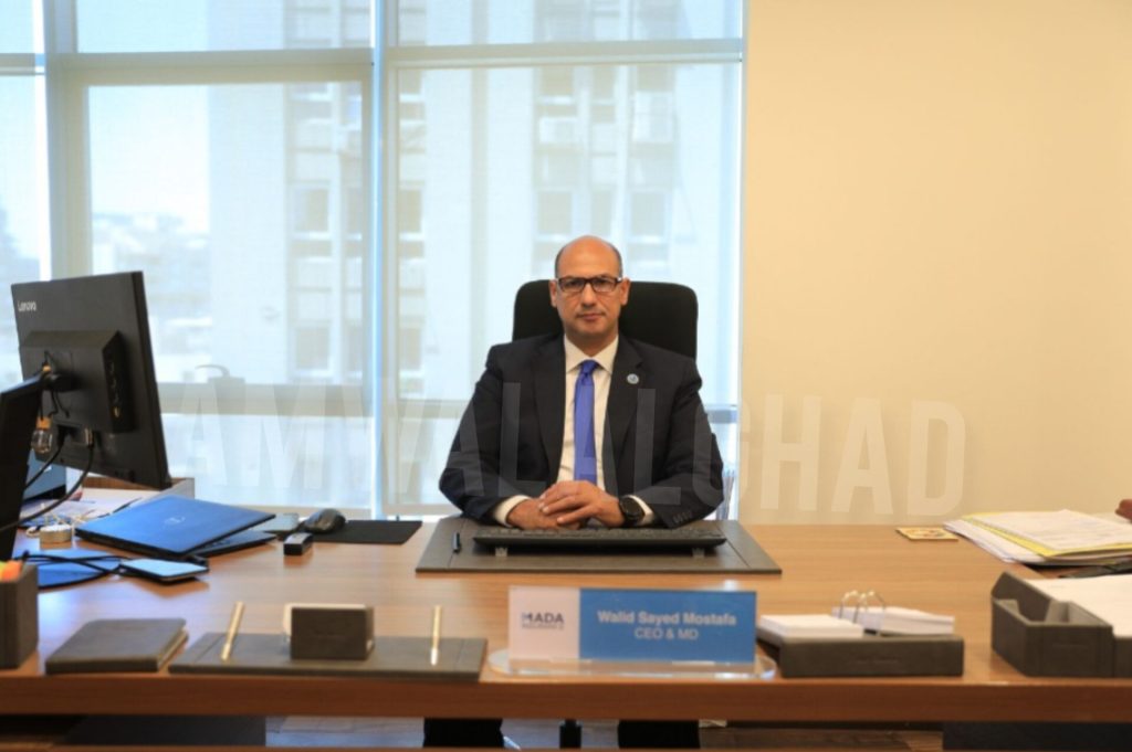 وليد سيد مصطفى العضو المنتدب لشركة مدى للتأمين