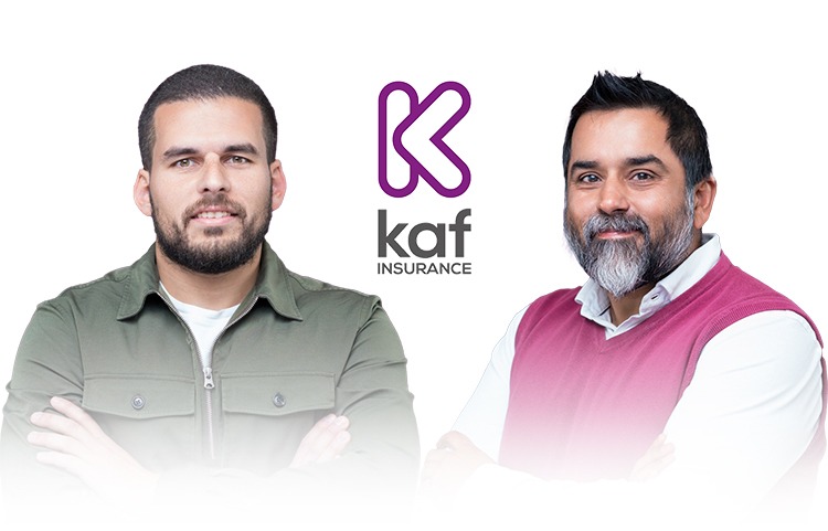 سهيل علي الرئيس التنفيذي لشركة كاف للتأمين ونائبه يوسف شقير