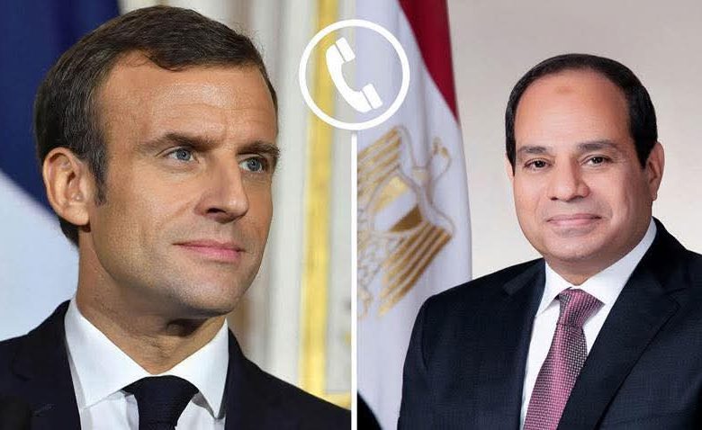 الرئيسان السيسي وماكرون يتوافقان مواصلة الارتقاء بالعلاقات الثنائية بمختلف المجالات