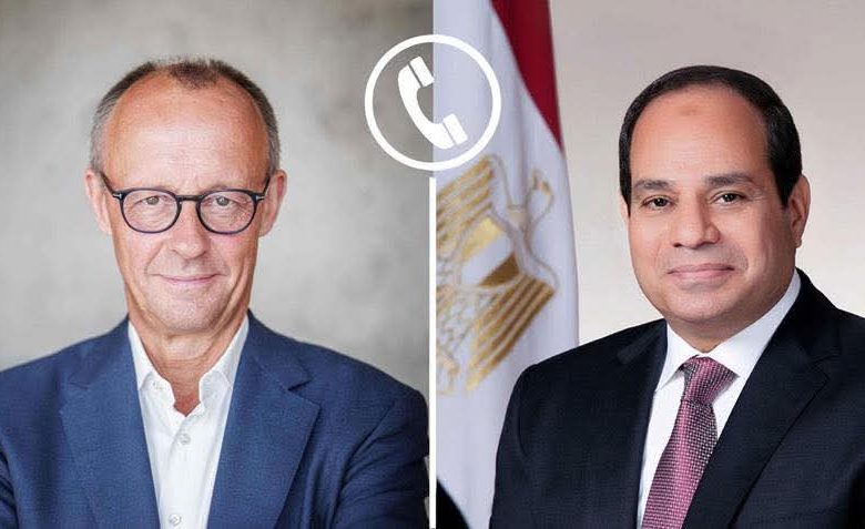 الرئيس السيسي يؤكد حرص مصر على تعزيز التعاون مع ألمانيا في مختلف المجالات