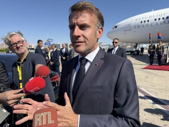 إيمانويل ماكرون الرئيس الفرنسي