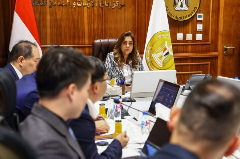 وزيرة التنمية المحلية تبحث مع وفد «هواوي» مجالات التعاون المشتركة