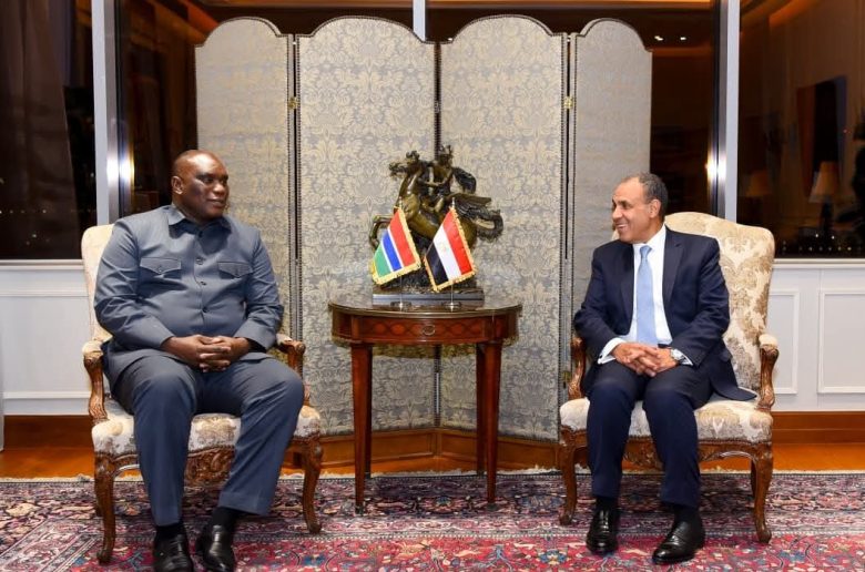 وزير الخارجية يبحث مع نظيره الجامبي سبل تعزيز العلاقات الثنائية