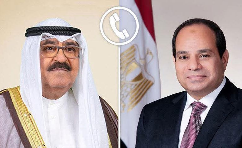 الرئيس السيسي يشدد على استمرار التحركات المصرية المكثفة لوقف التصعيد بالمنطقة 