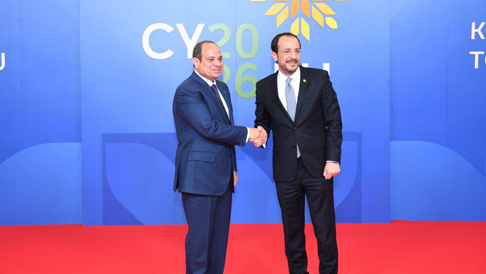 الرئيس السيسي ونظيره القبرصي يوقعان إعلان الشراكة الاستراتيجية ويبحثان خفض التصعيد الإقليمي