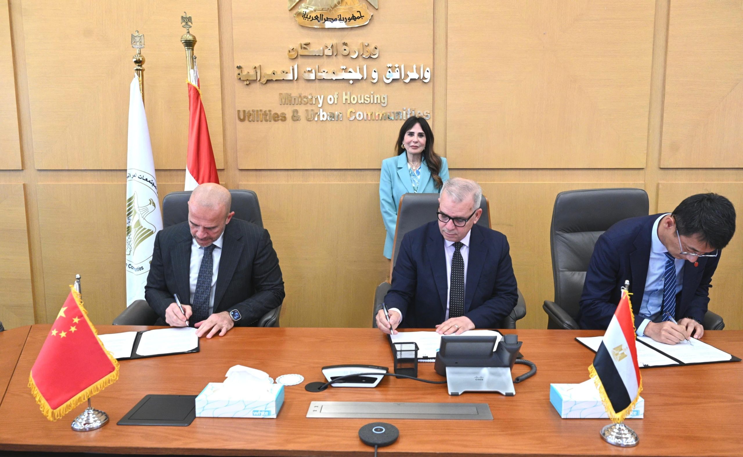 توقيع مذكرة تفاهم بين «الإسكان» و«سيتيك للإنشاءات الصينية» و«آنكوم»