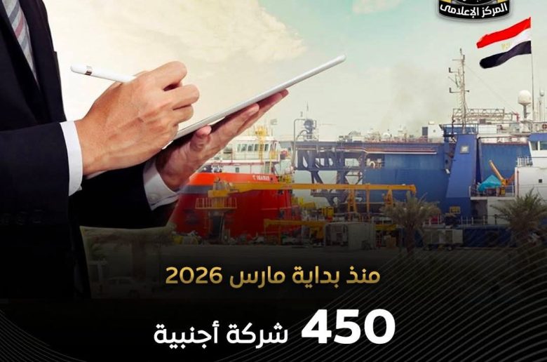 مجلس الوزراء: 450 شركة أجنبية تقدمت بطلب تأسيس في مصر منذ مارس 2026