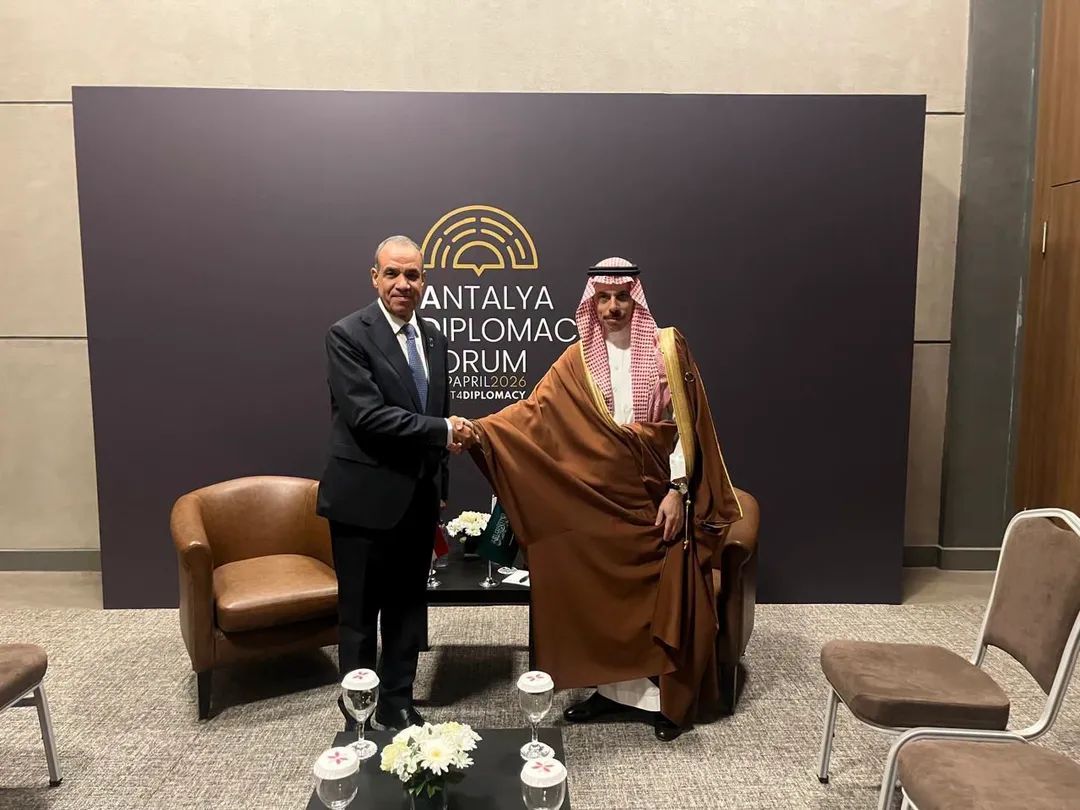 مصر والسعودية تبحثان تطورات الإقليم والتعاون الثنائي على هامش منتدى أنطاليا