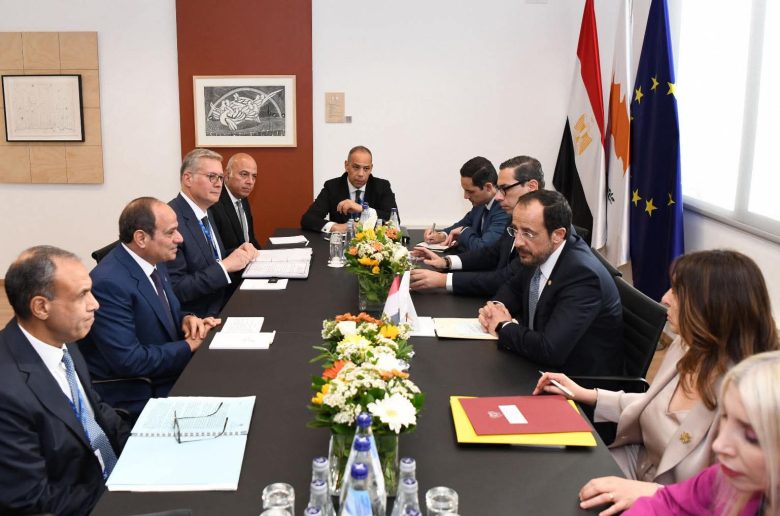 الرئيسان السيسي وكريستودوليدس يبحثان ربط حقول الغاز القبرصية بالبنية التحتية المصرية
