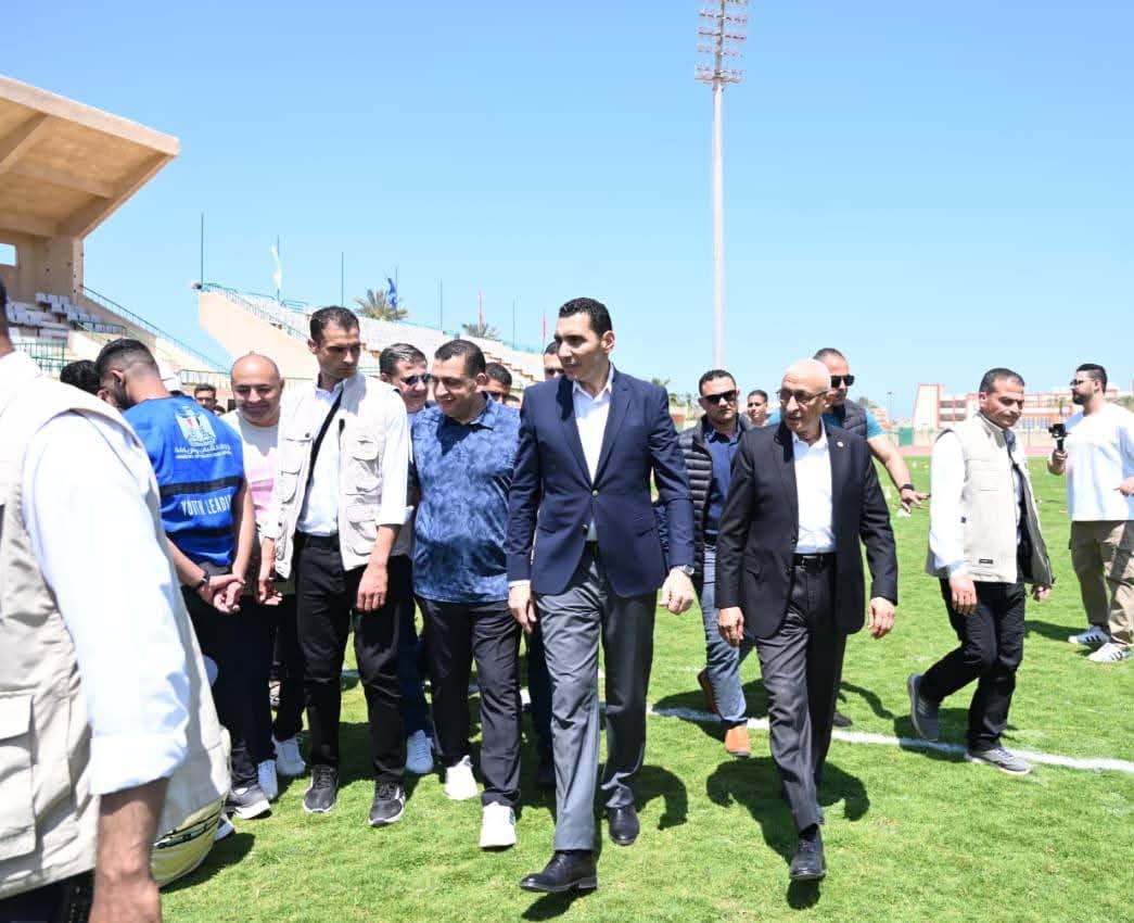وزير الرياضة: تطوير استاد العريش يعكس توجه الدولة لبناء الإنسان