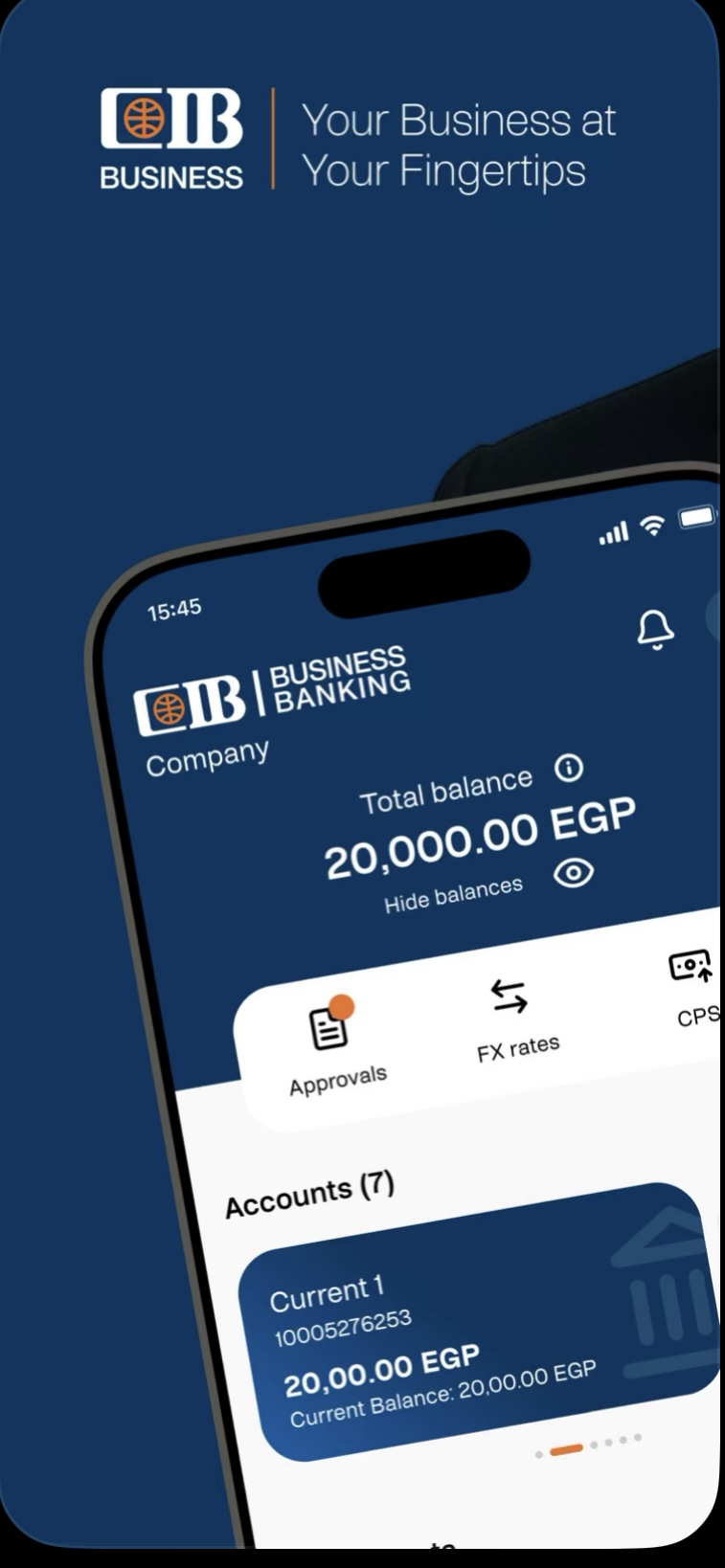 البنك التجاري الدولي يُطلق تطبيق CIB Business لخدمة الشركات