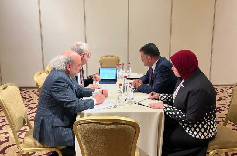 جانب من مباحثات رئيس هيئة الثروة المعدنية وشركات التعدين التركية