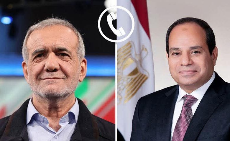 الرئيس السيسي يؤكد موقف مصر الداعي إلى تسوية سلمية لكافة أزمات المنطقة