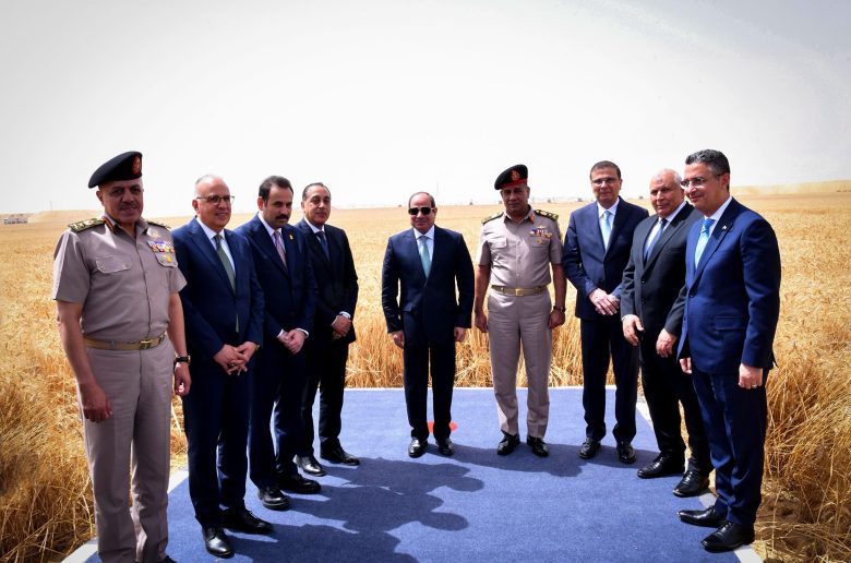 الرئيس السيسي خلال فعاليات الافتتاح