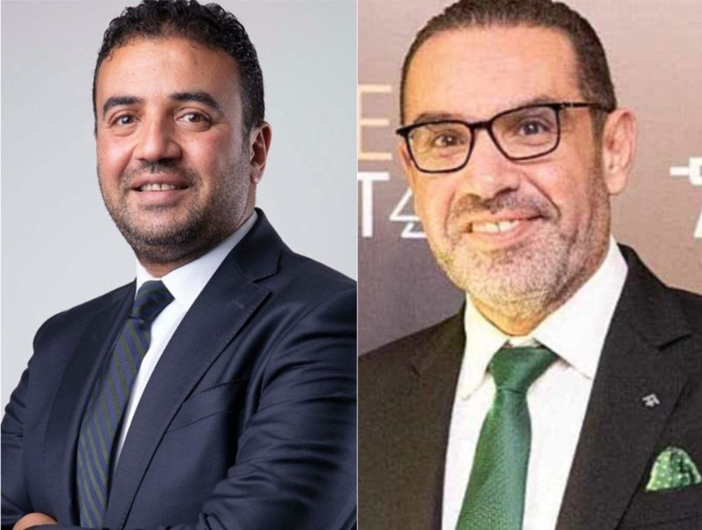 محمد مصطفى عبدالرسول المدير الإقليمي لشركة أورينت للتأمين وشريف غطاس العضو المنتدب 